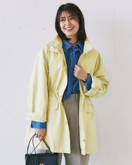 コットンブレンド・ライナー付き２WAYコート