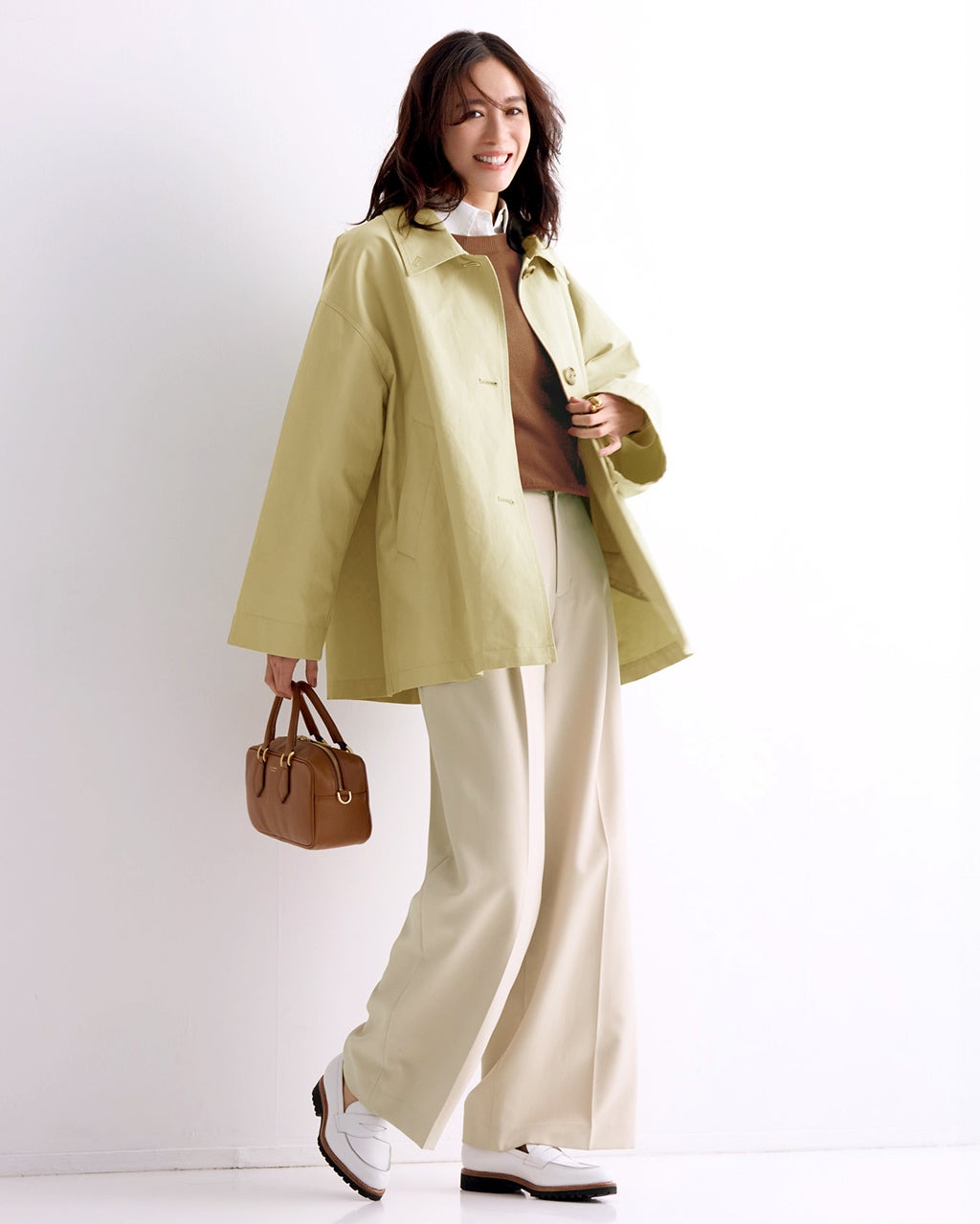 レディース コート（イエロー）一覧/40代50代からのファッション通販
