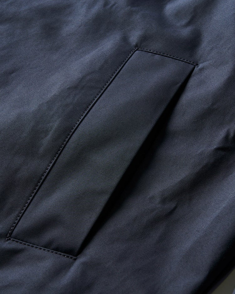 コットンブレンド・ステンカラーコート 詳細画像 ネイビー 6