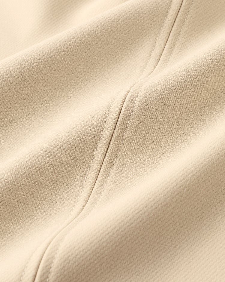 二重織カルゼ・2WAY衿ワンピース 詳細画像 ベージュ 2