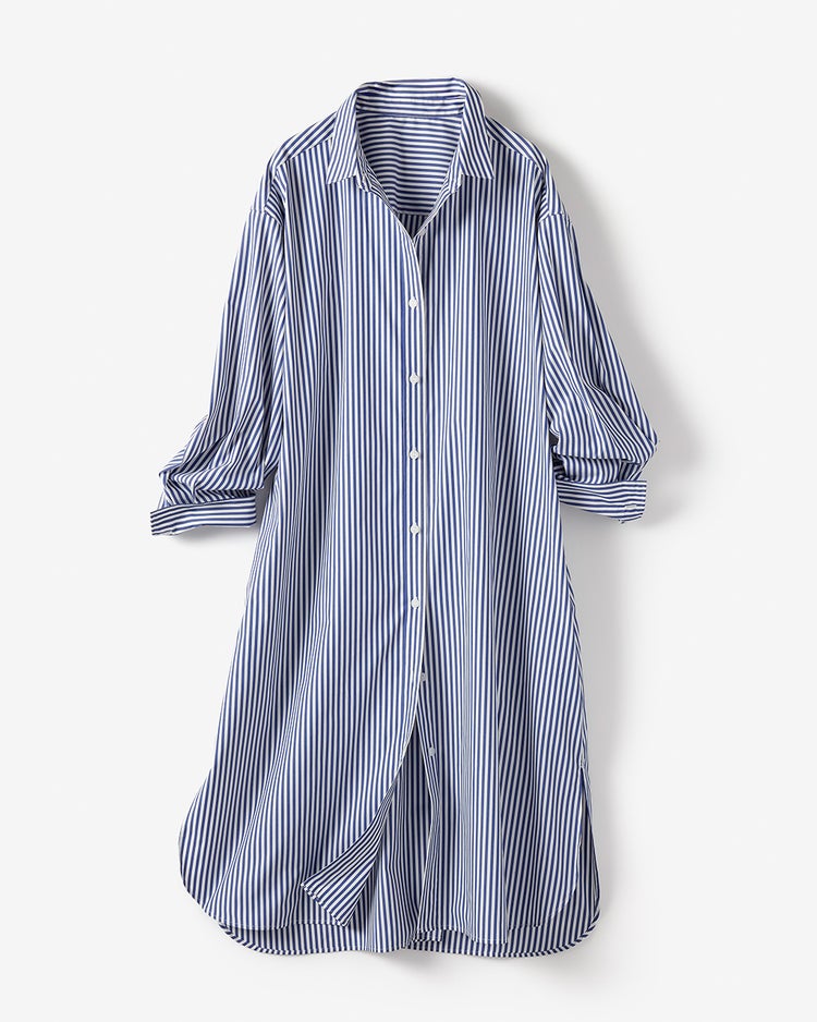 UVイージーケア・チュニックシャツ 詳細画像 ネイビーパターン 3