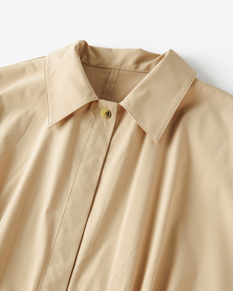 UVイージーケア・ベルト付きシャツワンピース 詳細画像 ライトベージュ 3