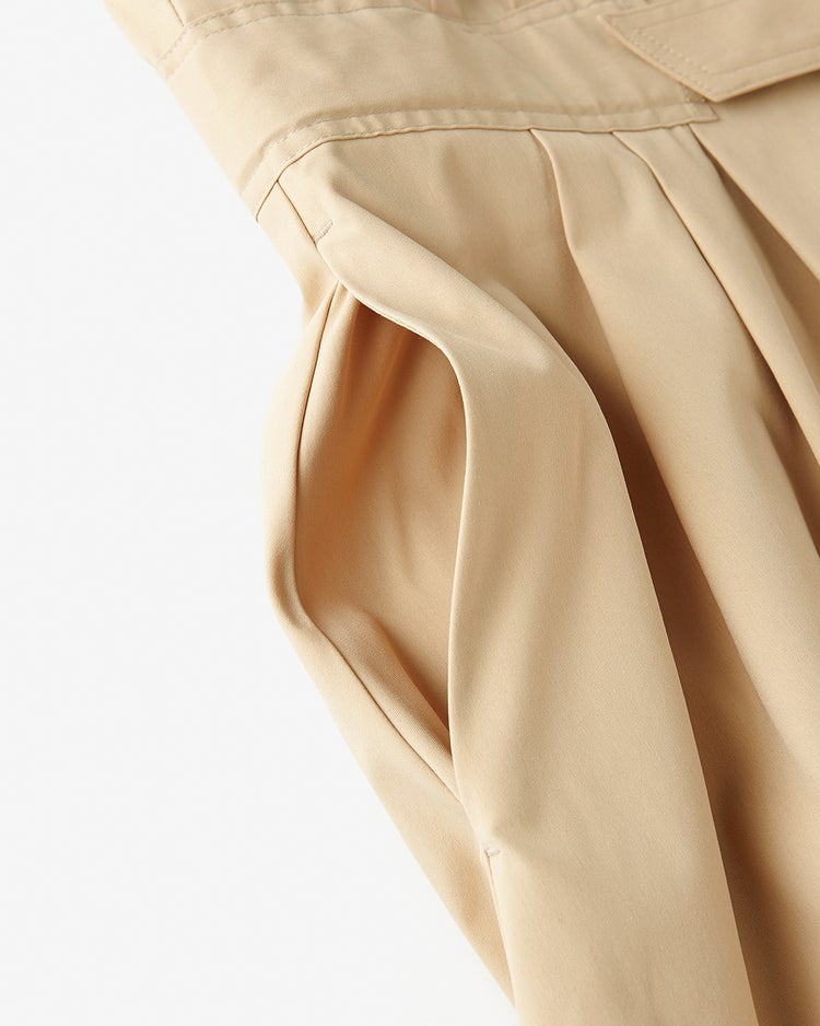 UVイージーケア・ベルト付きシャツワンピース 詳細画像 ライトベージュ 5