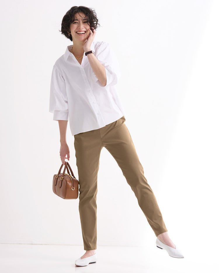 ミラクルストレッチ・スマートスリム 詳細画像 ダークベージュ 1