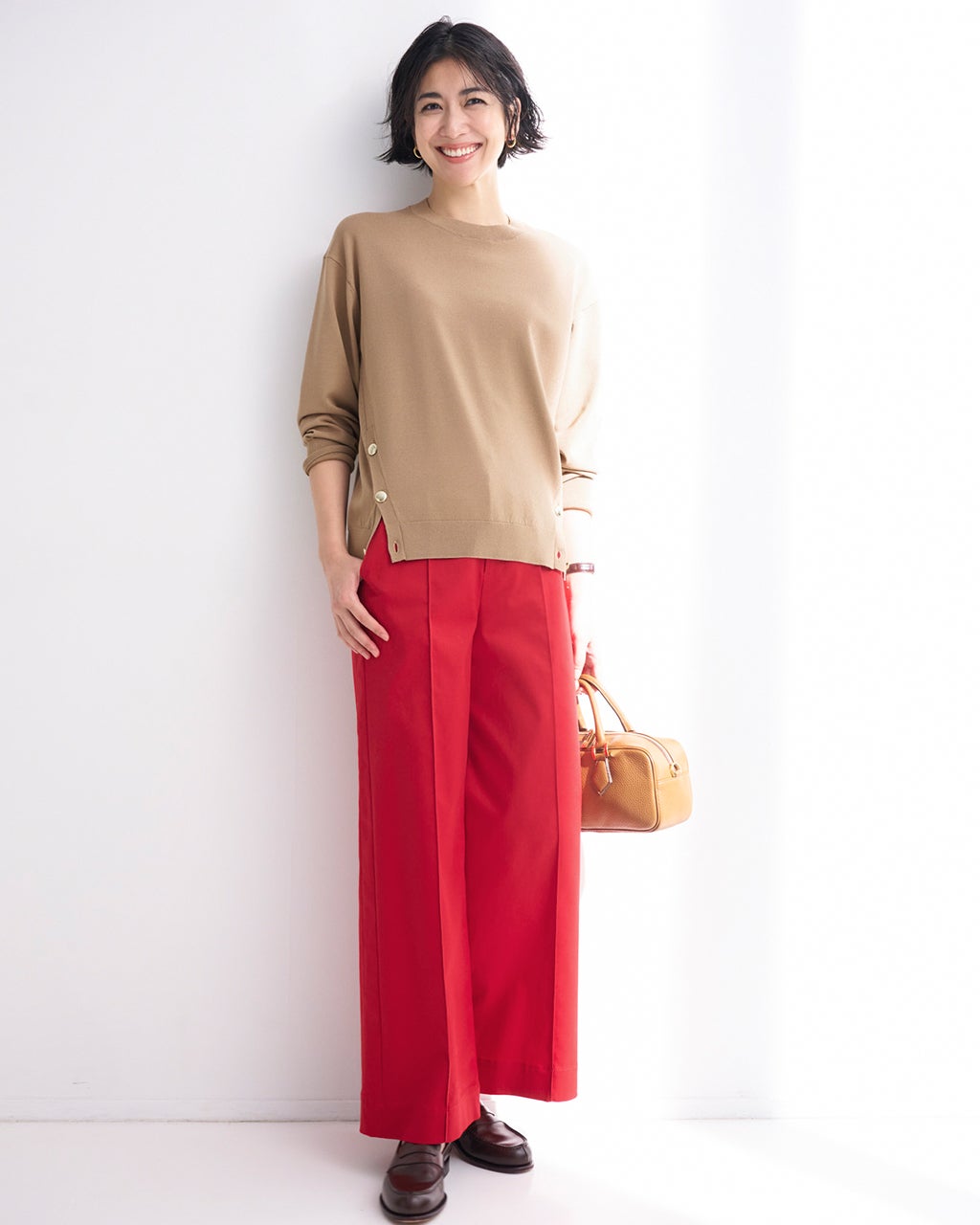 ミラクルストレッチ・ピンタックワイド64cm/DoCLASSE