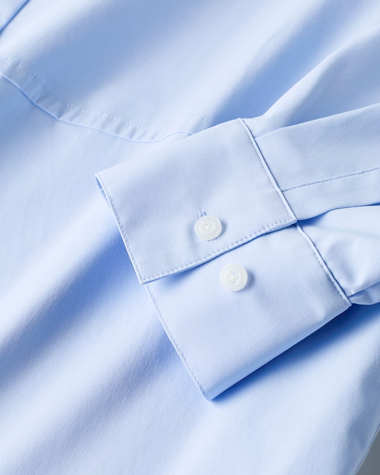 UVイージーケア・構築フォルムシャツ 詳細画像 サックス 6