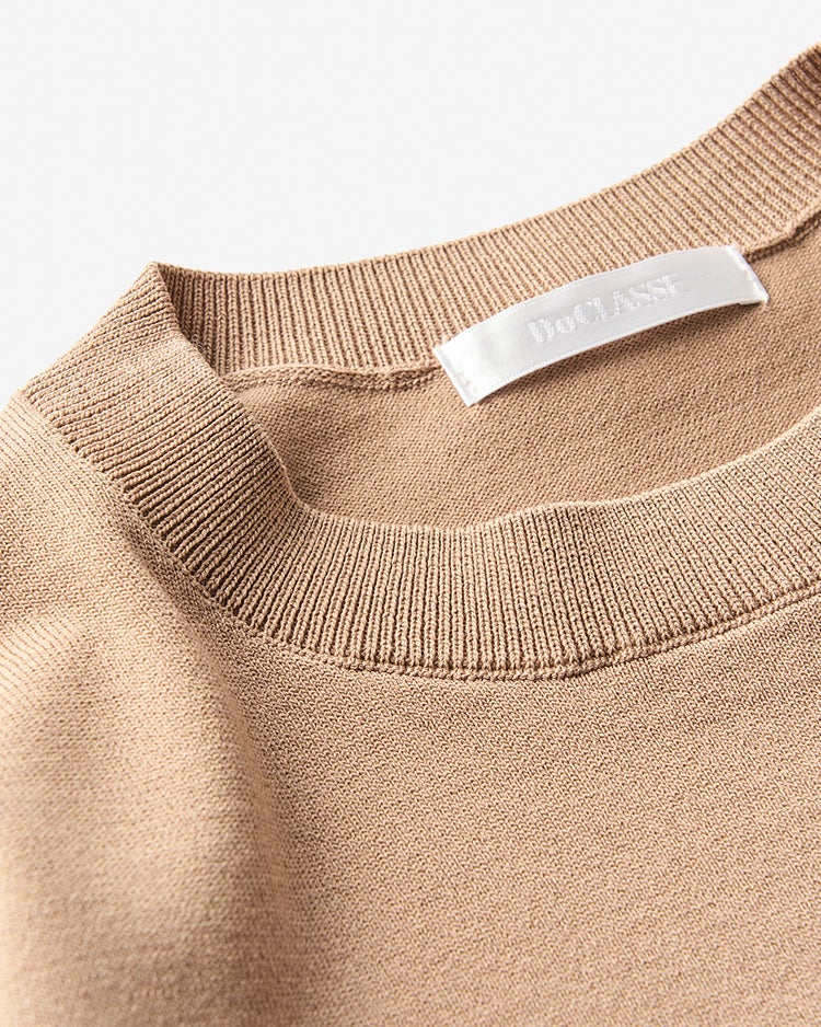 サイドボタン・プルオーバーニット 詳細画像 モカ 2