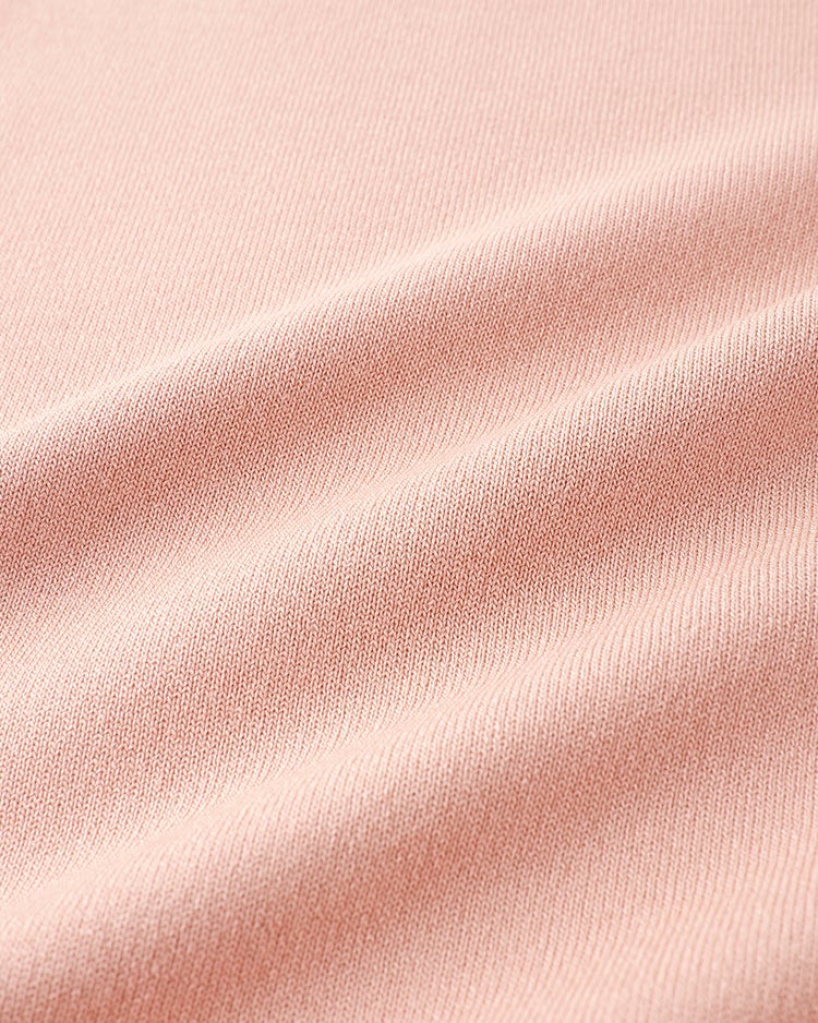 ストレッチニット・袖ボタンボートネック 詳細画像 ライトピンク 2
