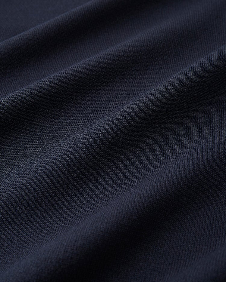 ストレッチニット・袖ボタンボートネック 詳細画像 ネイビー 3