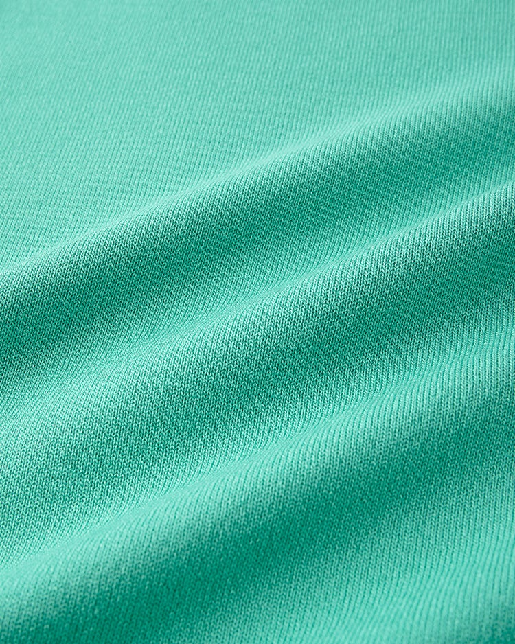 ストレッチニット・袖ボタンボートネック 詳細画像 ブルーグリーン 5