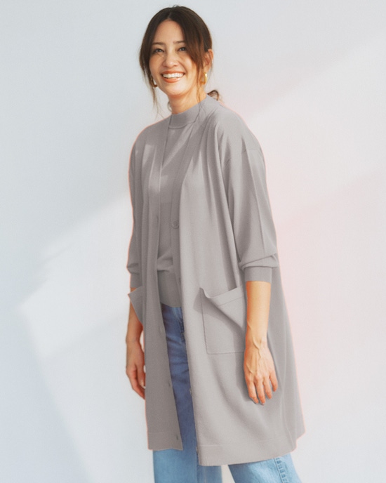 UVカット・アンサンブルニット