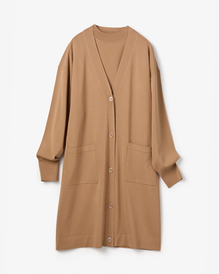 UVカット・アンサンブルニット 詳細画像 タン 2