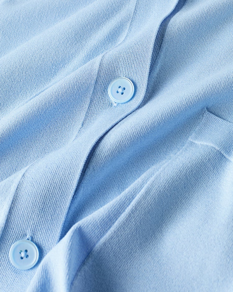 UVカット・アンサンブルニット 詳細画像 サックス 4