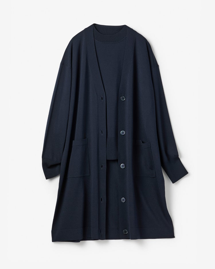 UVカット・アンサンブルニット 詳細画像 ネイビー 2