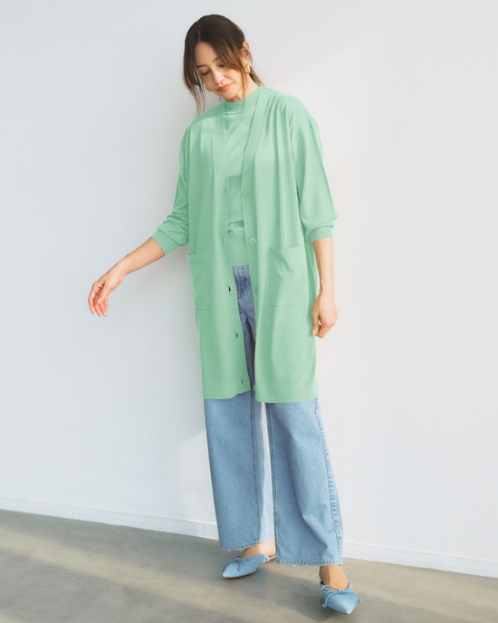 UVカット・アンサンブルニット