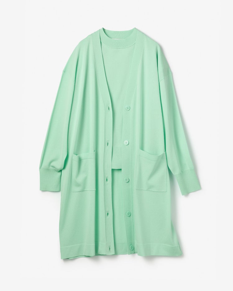 UVカット・アンサンブルニット 詳細画像 ペールグリーン 2