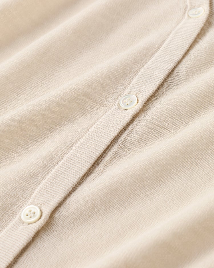 アルパカ混・シアーカーディガン 詳細画像 ライトベージュ 2