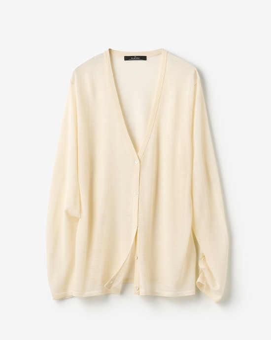 アルパカ混・シアーカーディガン