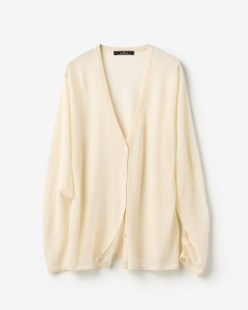 アルパカ混・シアーカーディガン