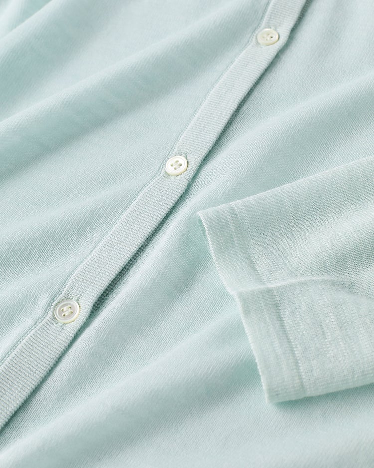 アルパカ混・シアーカーディガン 詳細画像 ペールグリーン 3