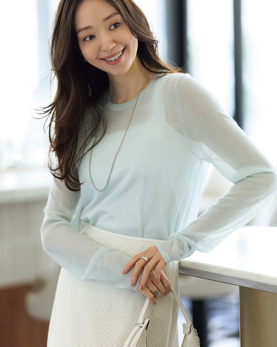 アルパカ混・シアープルオーバー