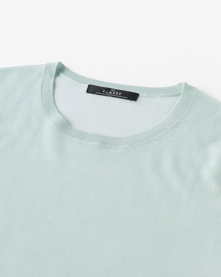 アルパカ混・シアープルオーバー 詳細画像 ペールグリーン 2