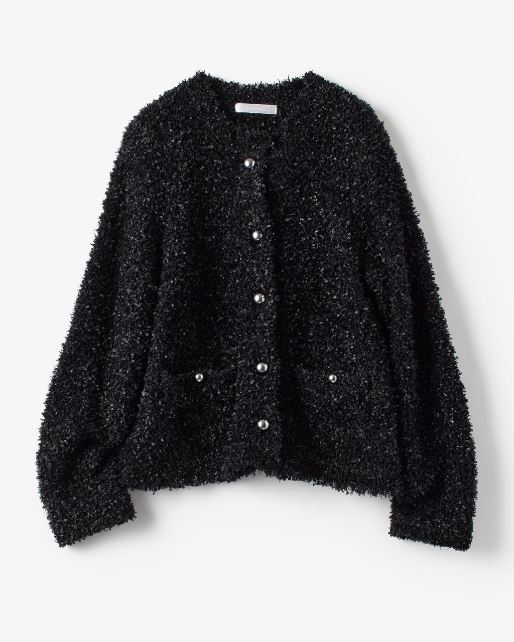 ツイーディニット・メタル釦ジャケット/DoCLASSE