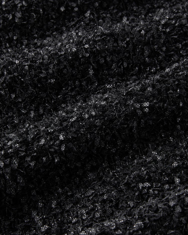 ツイーディニット・メタル釦ベスト 詳細画像 ブラック 4