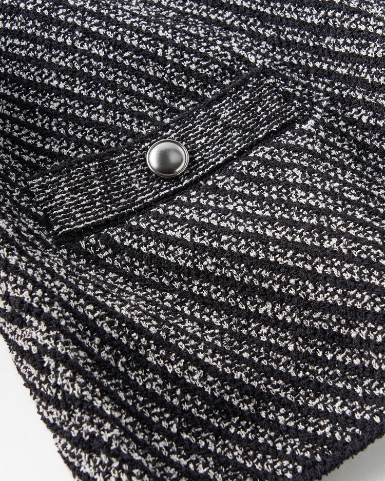 バイアスタック・ニットジャケット 詳細画像 ブラック 2