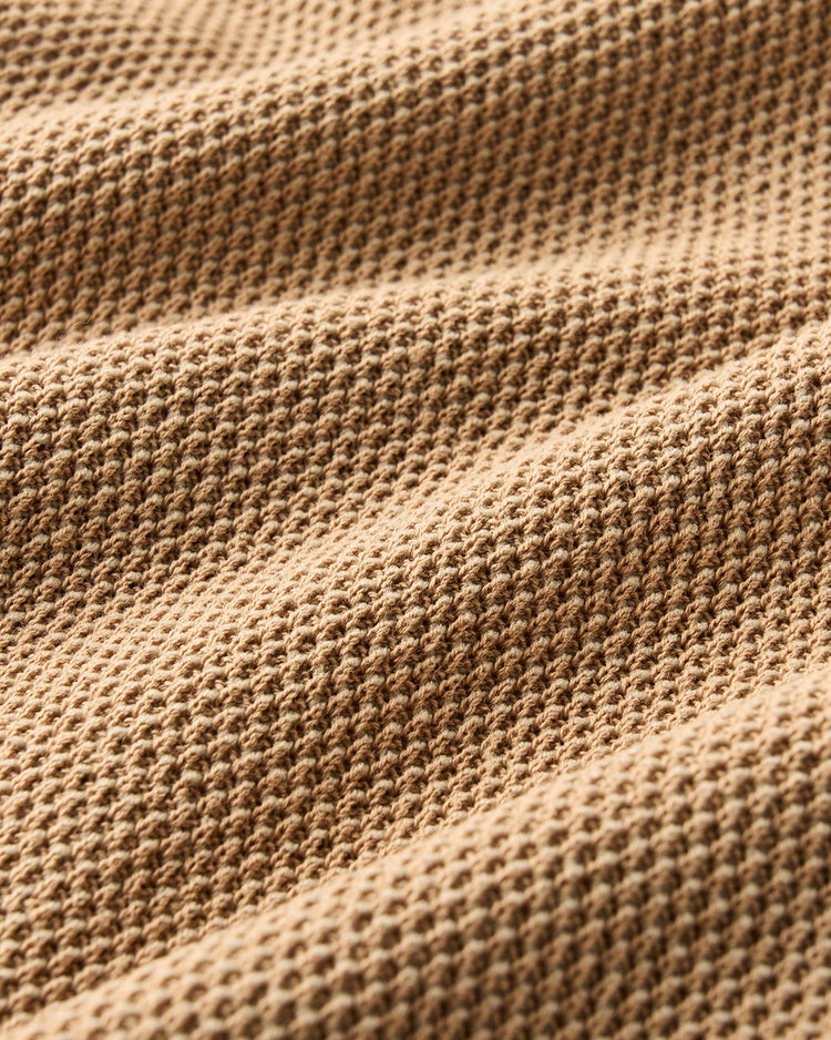 鹿の子ニット・トリムジャケット 詳細画像 キャメル 6