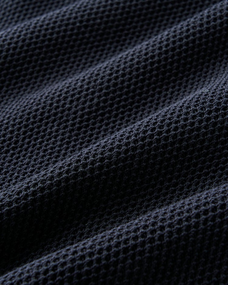 鹿の子ニット・トリムジャケット 詳細画像 ミッドナイトブルー 6