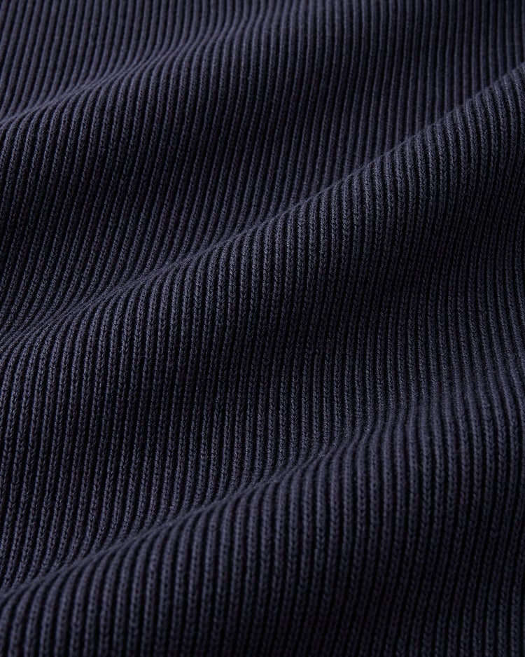 片畦編み・ボトルネックベスト 詳細画像 ネイビー 5