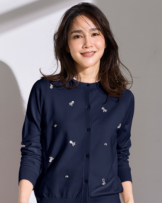 クリスタルビジュー・カーディガン