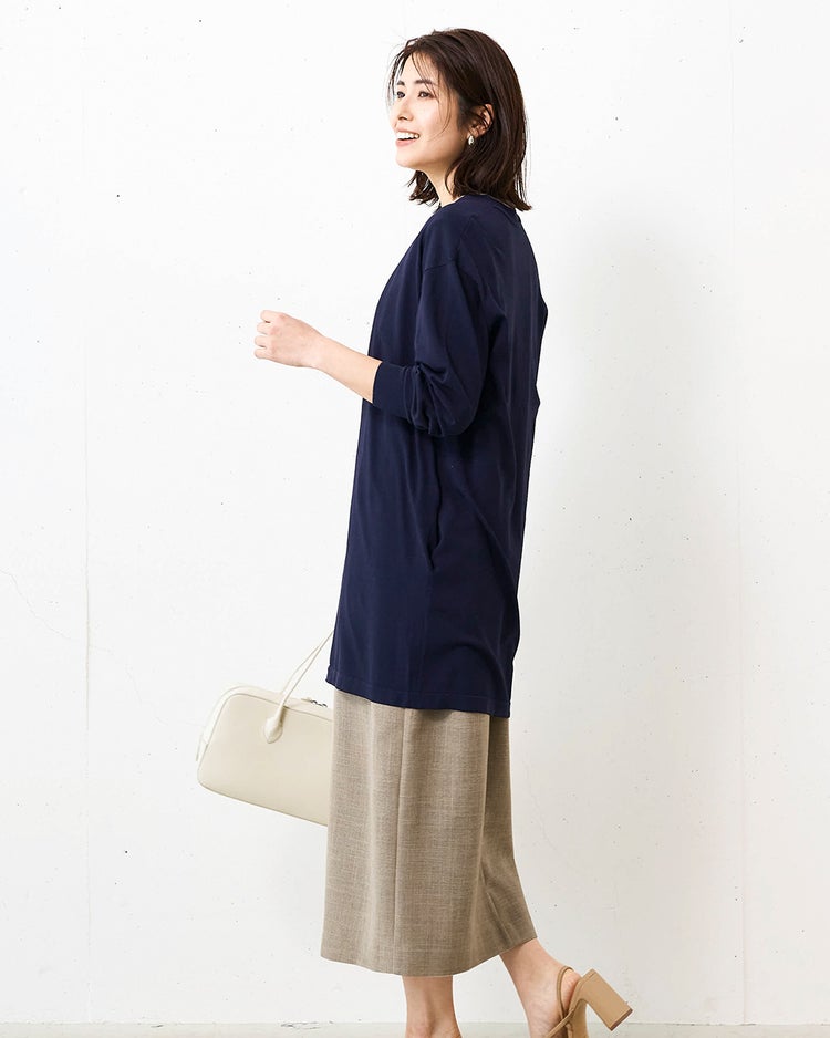 UVニット・トッパーカーディガン 詳細画像 ミッドナイトブルー 2