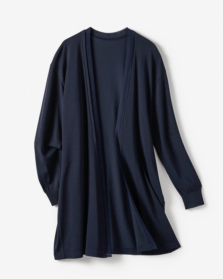 UVニット・トッパーカーディガン 詳細画像 ミッドナイトブルー 3