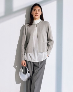 ビジューネック・ボレロカーディガン