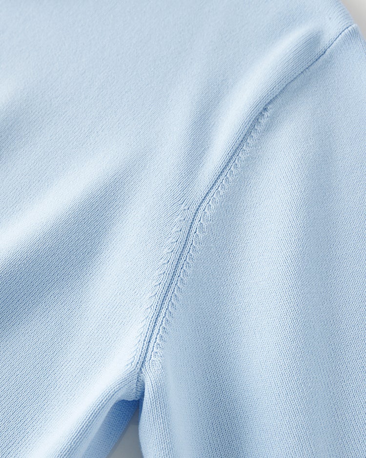 ビジューネック・総針ニットプルオーバー 詳細画像 ペールブルー 4