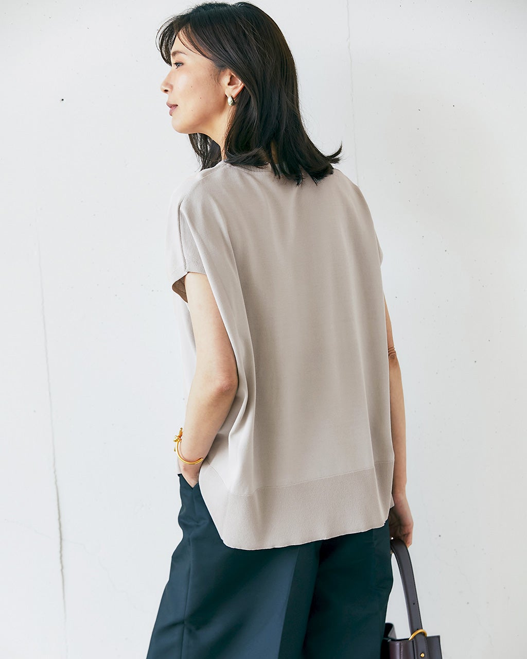 トップス V UVクールニット・Vネックトップス/DoCLASSE