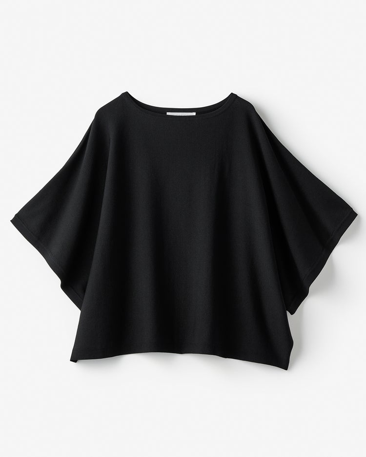 UVクールニット・ボートネックトップス 詳細画像 ブラック 2