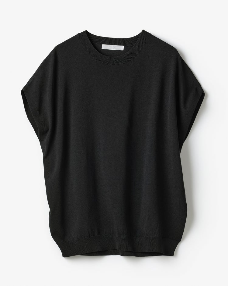 UVクールニット・フレンチトップス 詳細画像 ブラック 2