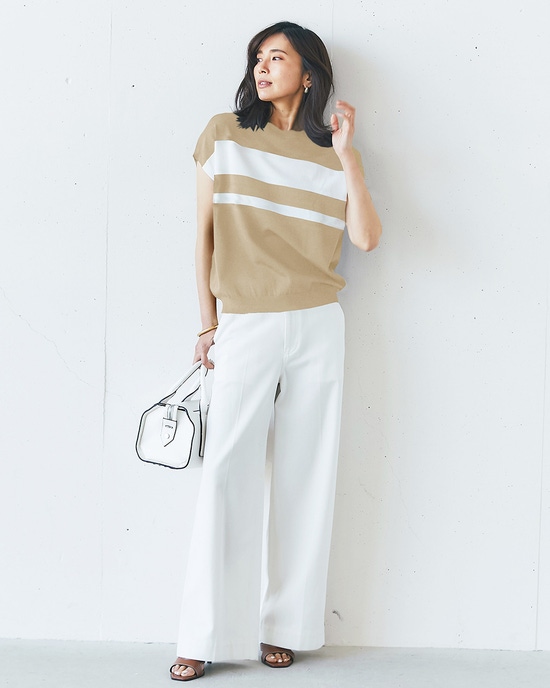 UVクールニット・フレンチトップス