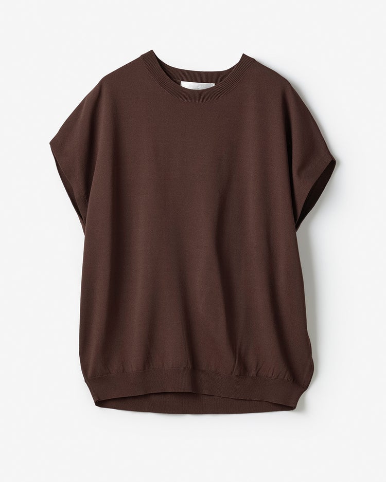 UVクールニット・フレンチトップス 詳細画像 ブラウン 2