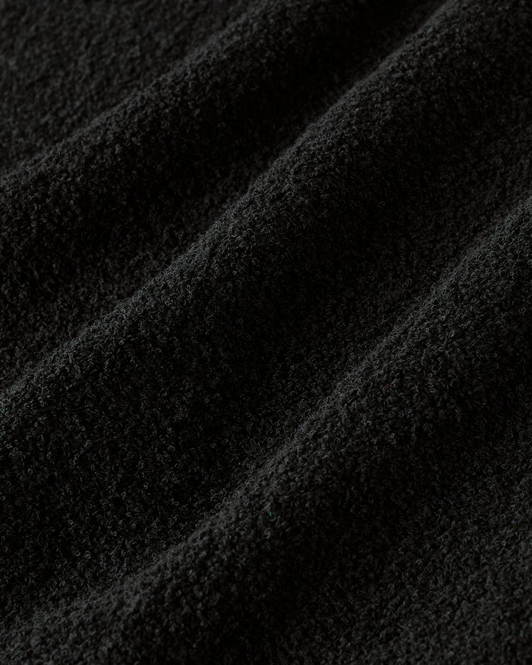 コットンブークレ・ボックスプルオーバー 詳細画像 ブラック 3