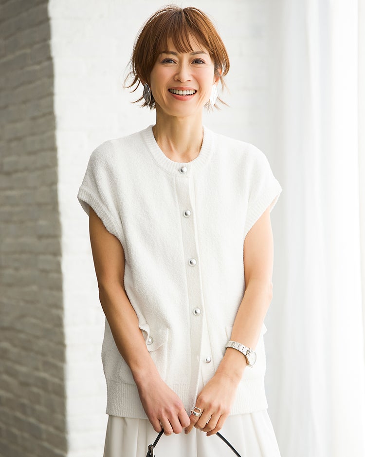 コットンブークレ・ボタンジレ 詳細画像 ホワイト 2