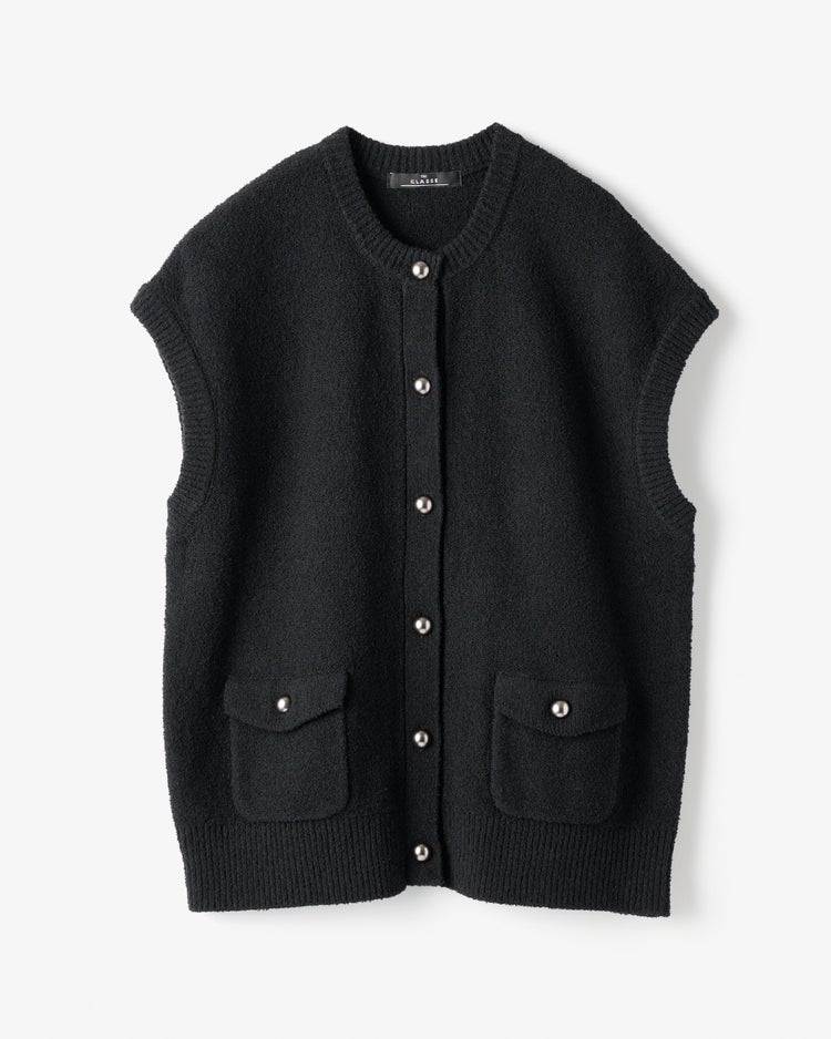 コットンブークレ・ボタンジレ 詳細画像 ブラック 2