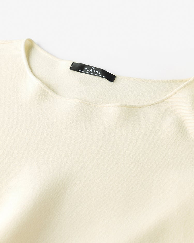 総針編み・バックマントプルオーバー 詳細画像 オフホワイト 2