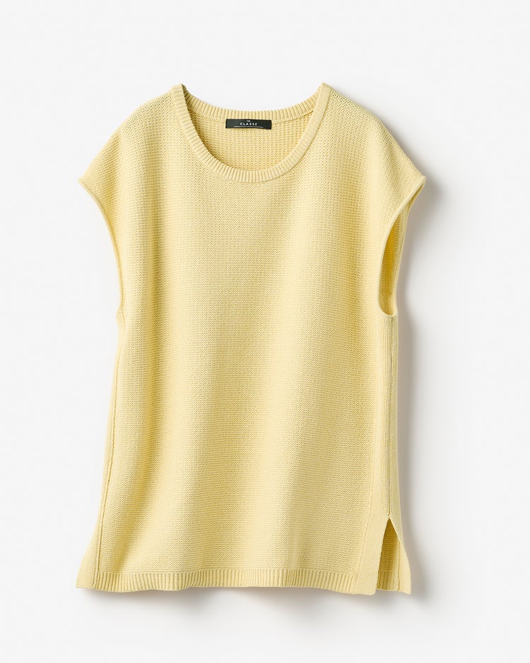 レーシーニット・フレンチプルオーバー 詳細画像 ペールイエロー 2