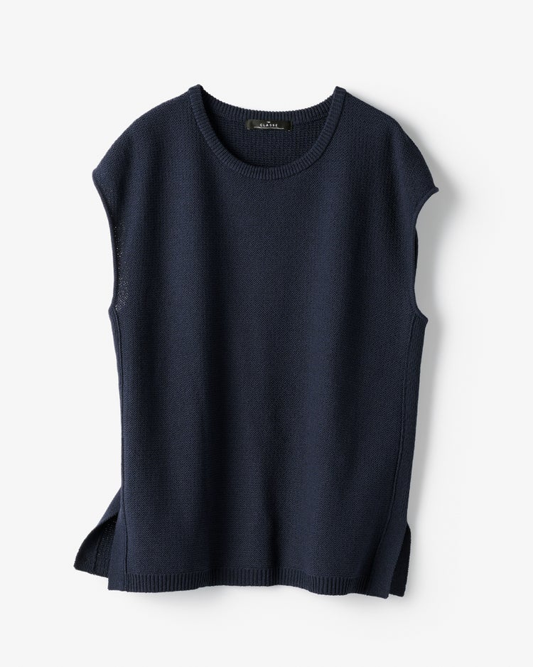 レーシーニット・フレンチプルオーバー 詳細画像 ミッドナイトブルー 2