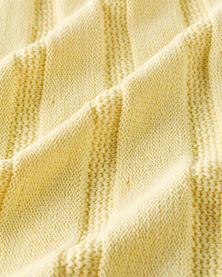 レーシーニット・フレアスカート 詳細画像 ペールイエロー 3