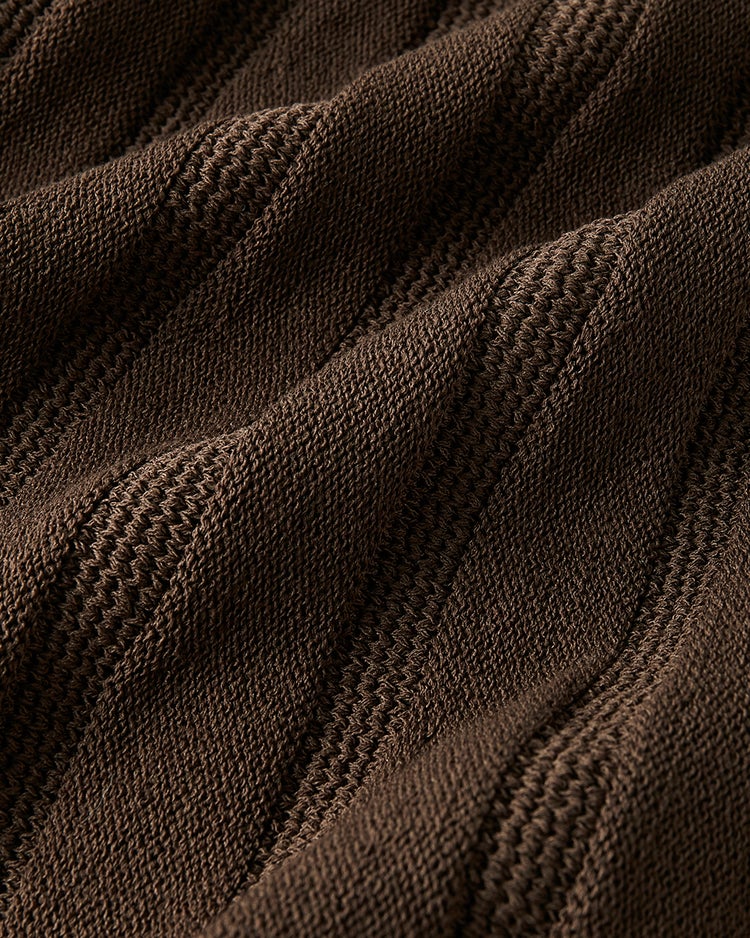 レーシーニット・フレアスカート 詳細画像 ブラウン 4